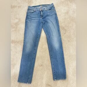 DL 1961 cigarette leg, medium wash jeans, size 29